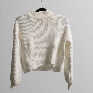 Cream mockneck sweater